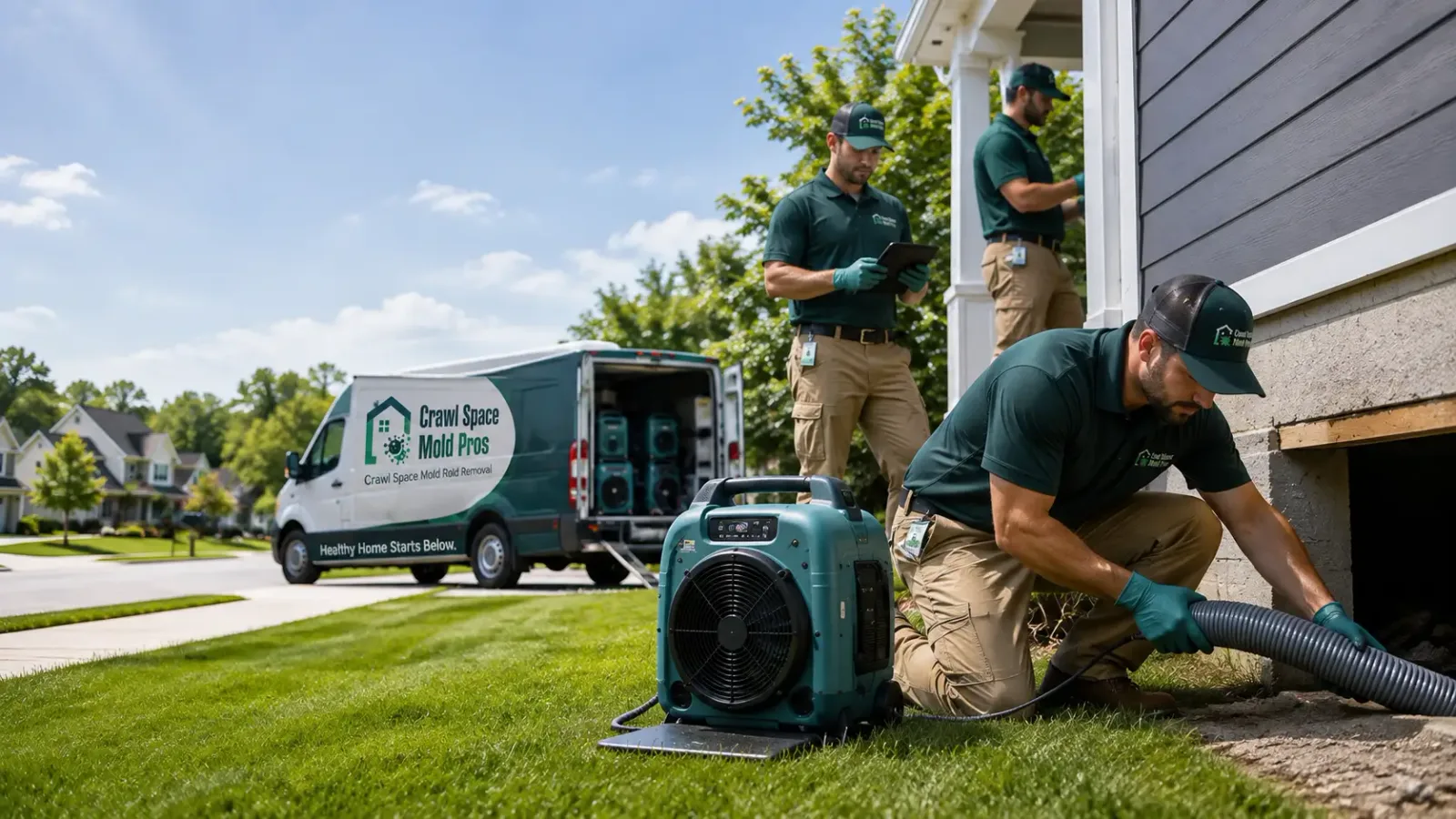 Crawl Space Mold Removal in La Fayette, IL